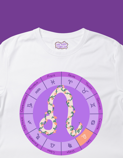 Playera Rueda Zodiacal "Leo"