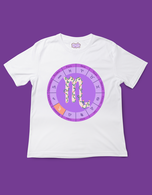 Playera Rueda Zodiacal "Escorpio"