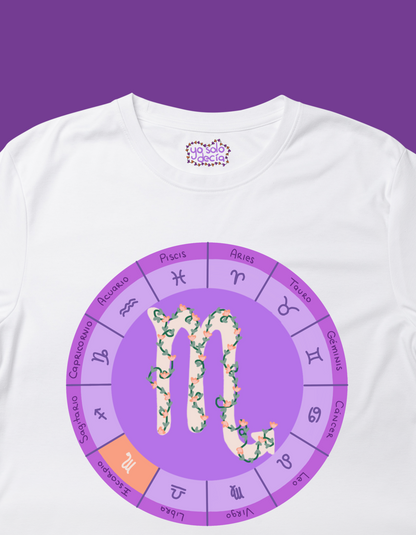 Playera Rueda Zodiacal "Escorpio"