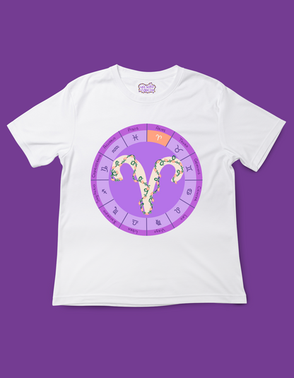 Playera Rueda Zodiacal "Aries"
