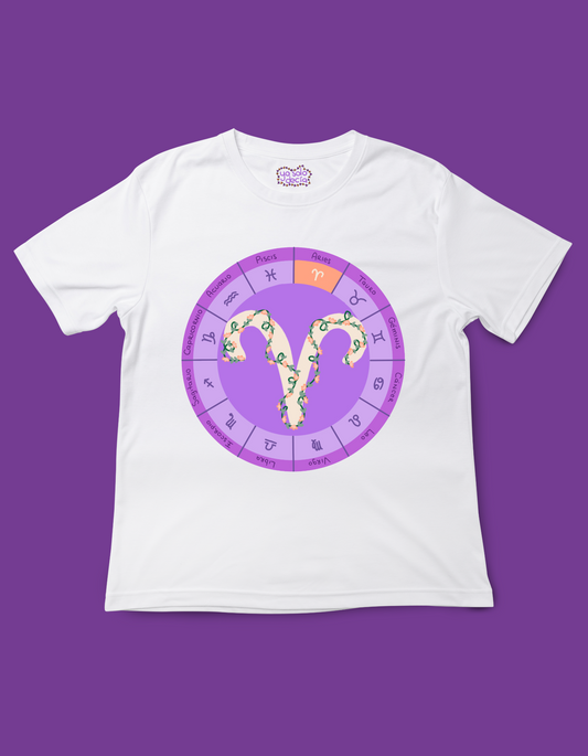 Playera Rueda Zodiacal "Aries"