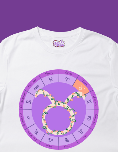 Playera Rueda Zodiacal "Tauro"