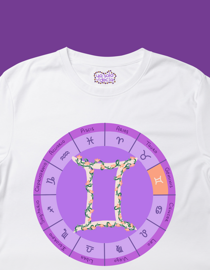 Playera Rueda Zodiacal "Géminis"