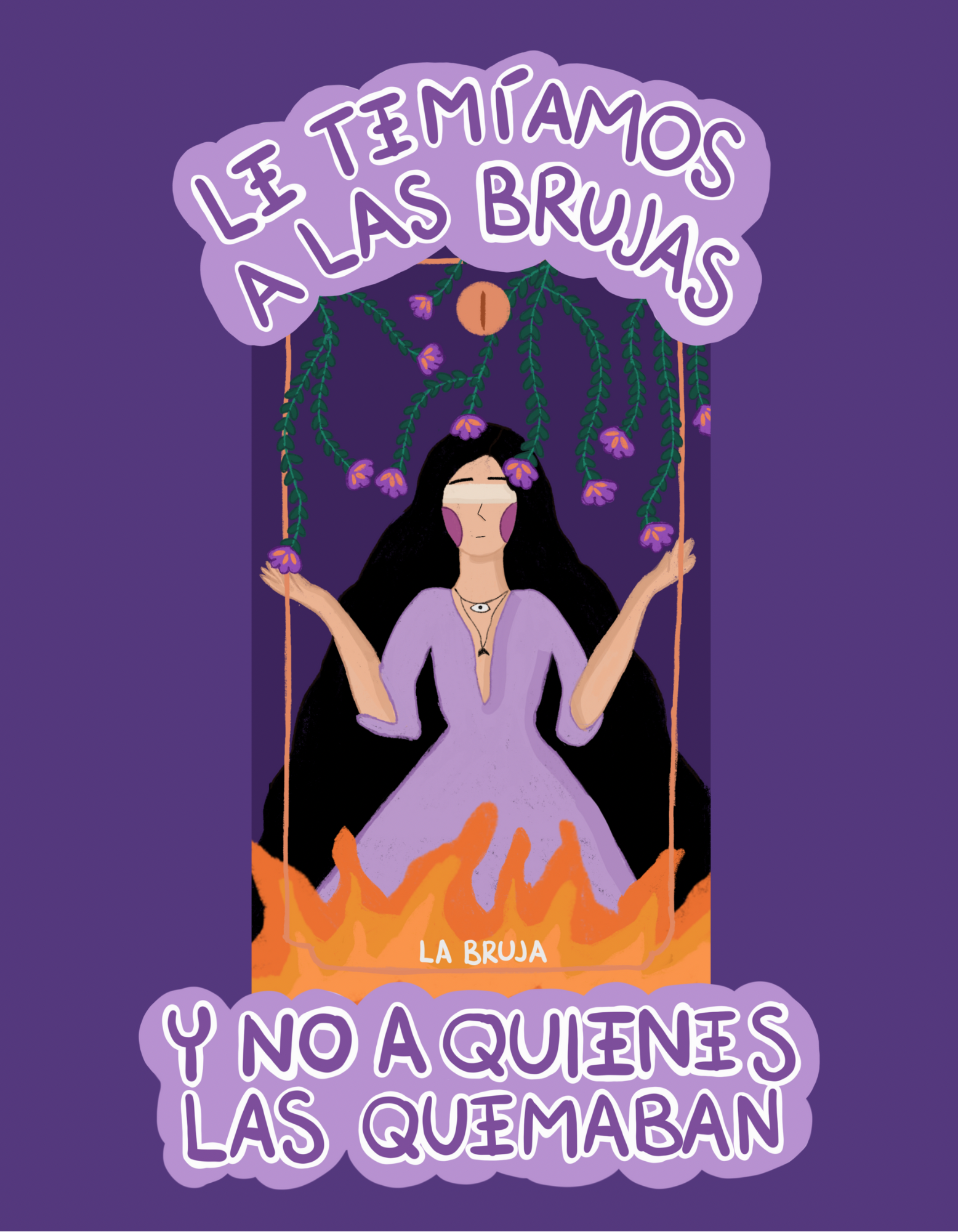 playera 8 m la bruja yo solo decia