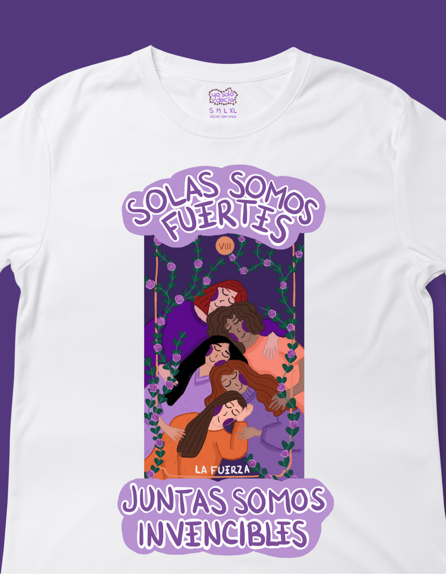 playera 8m la fuerza yo solo decia