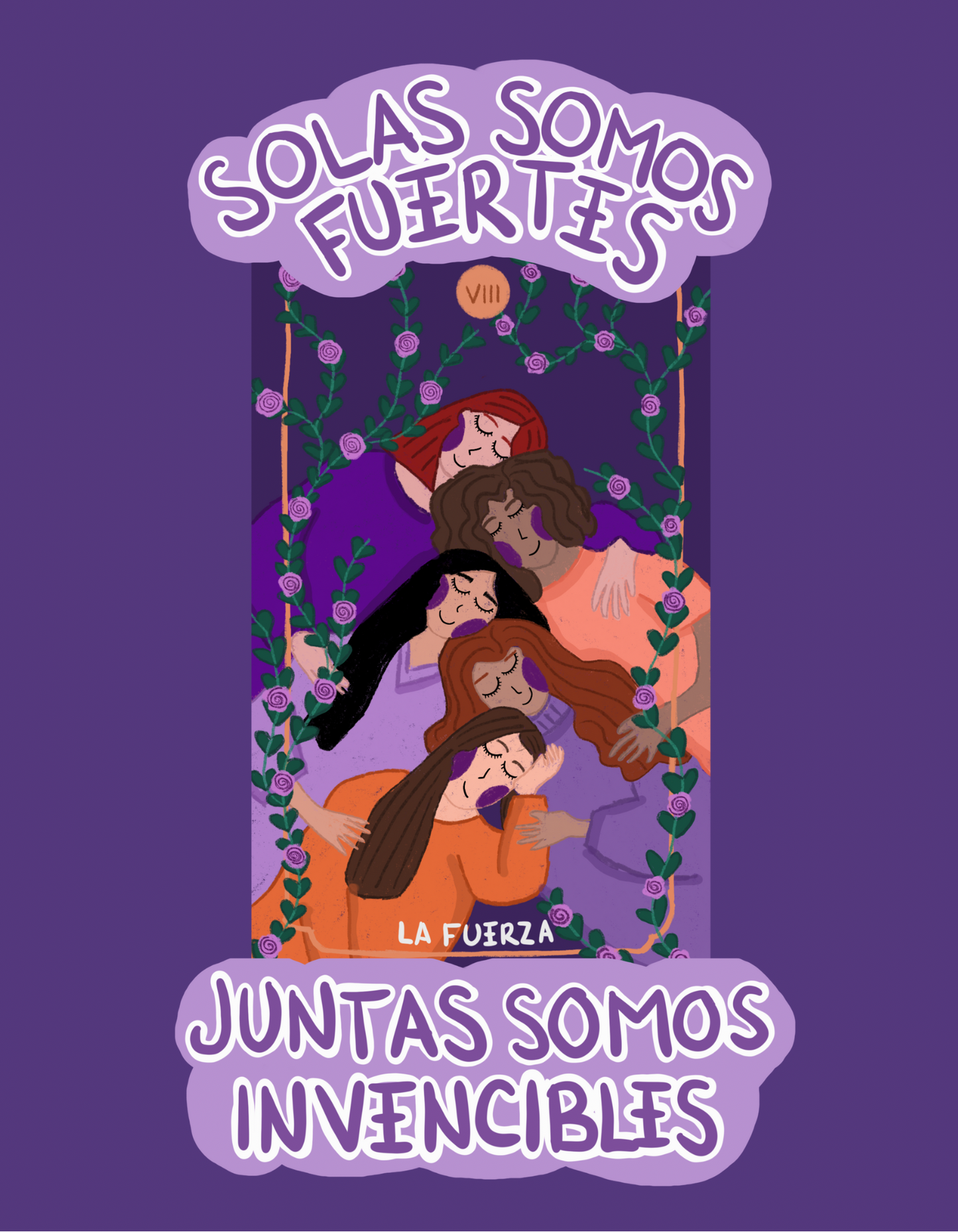 playera 8m la fuerza yo solo decia