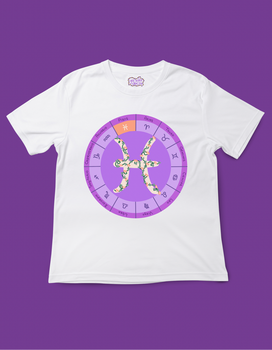 Playera Rueda Zodiacal "Piscis"
