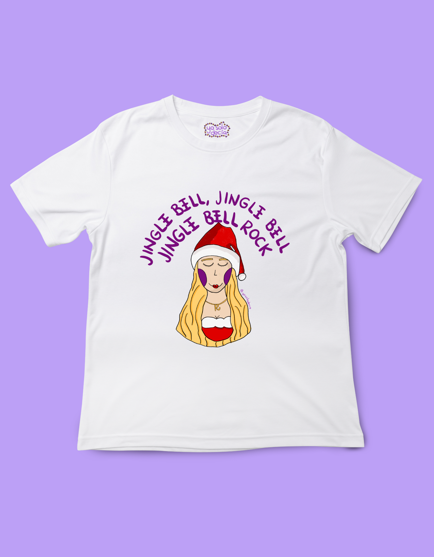 playera navidad yo solo decia