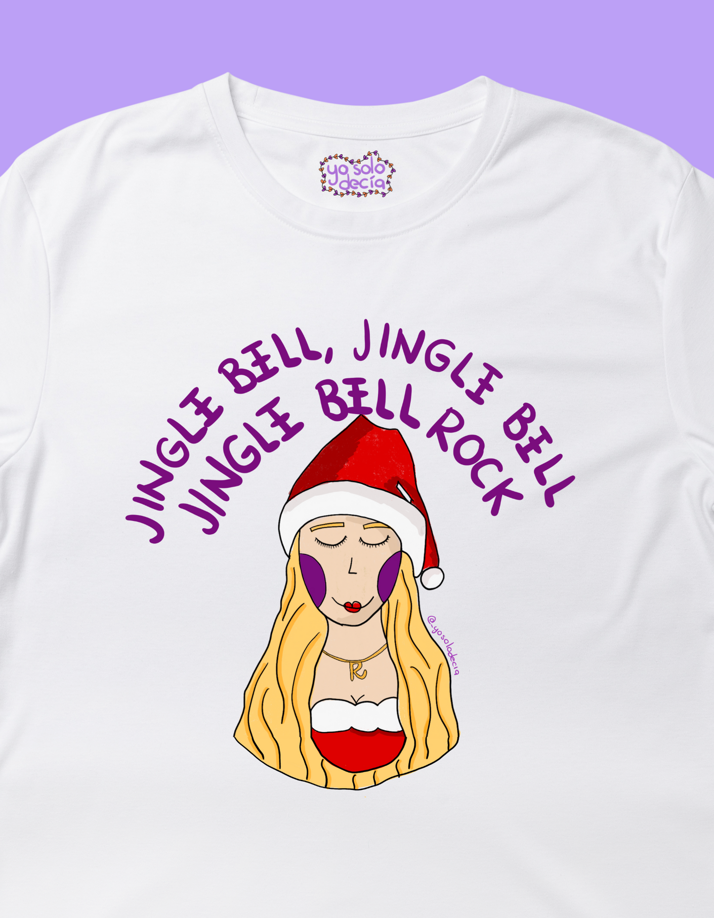 playera navidad yo solo decia