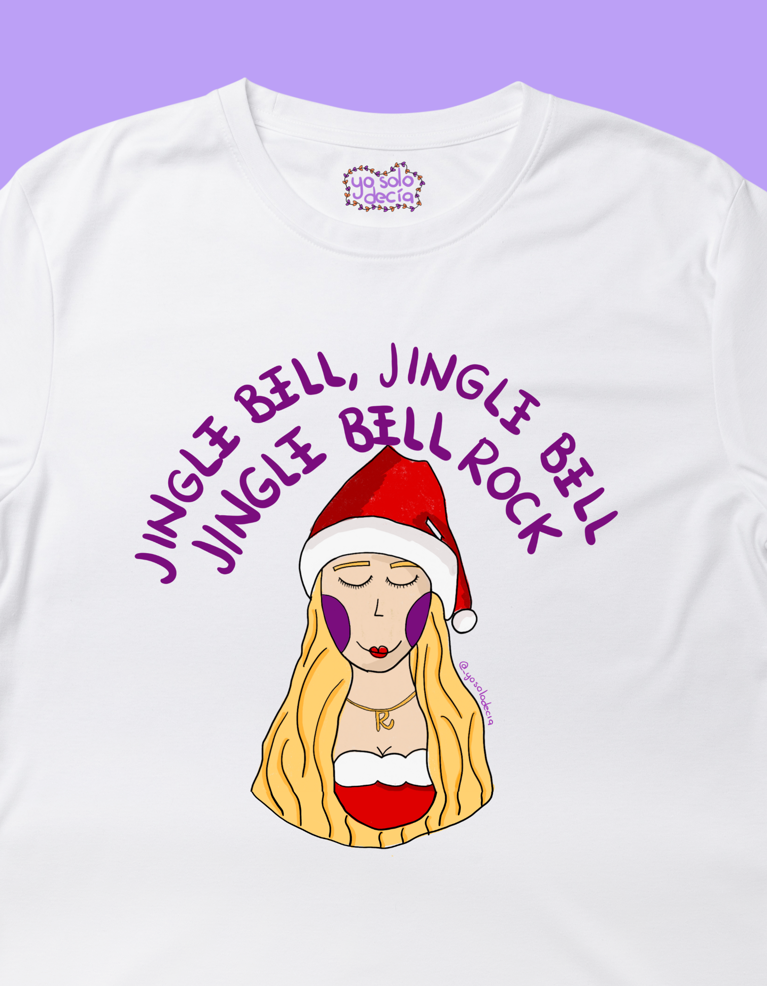 playera navidad yo solo decia