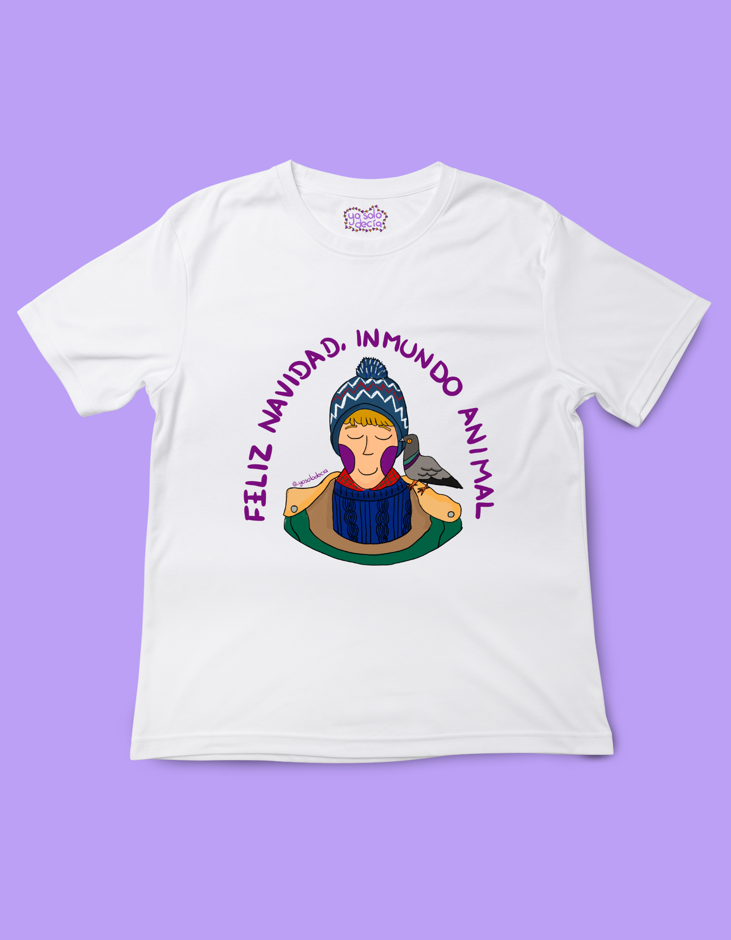 playera navidad yo solo decia