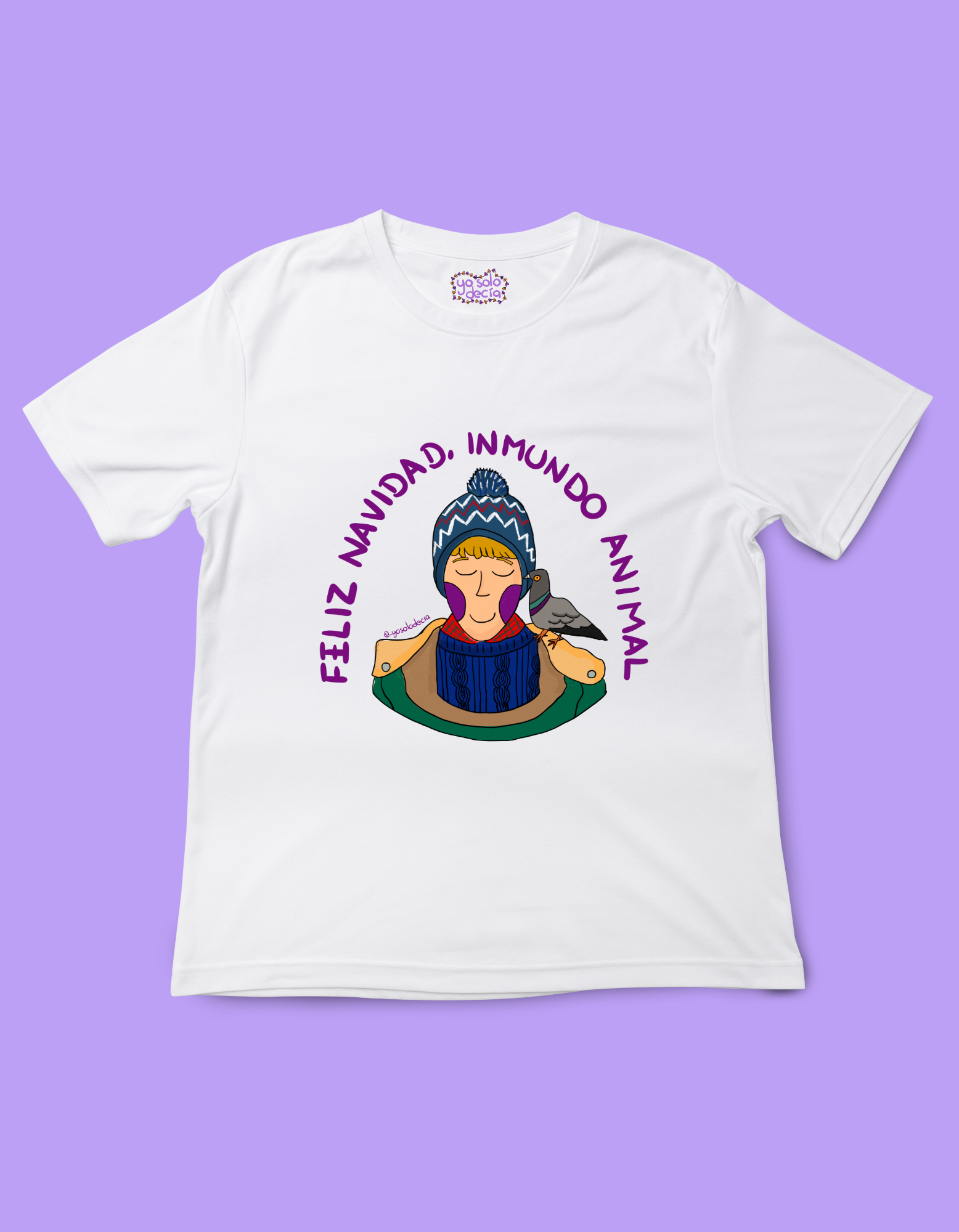 playera navidad yo solo decia